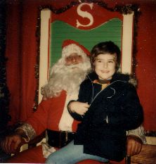 Santa and me in happier times